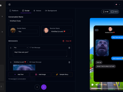 Fake Text Message Video Generator (iMessage Style)