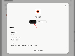 Light connector details dialog for glassser, showing its orange visor icon, Connect button, category MCP, connector type Custom MCP, and a UUID.