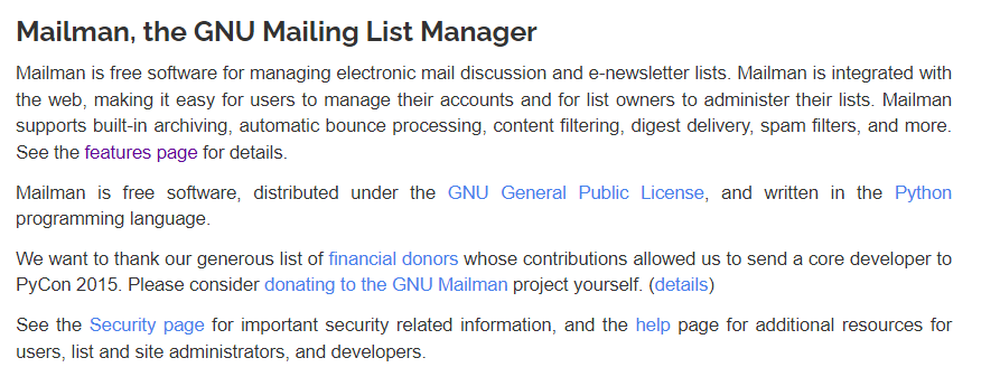 Mailman Screenshot 1