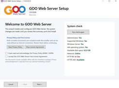 GOO Web Server - Installer