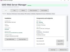GOO Web Server - Manager