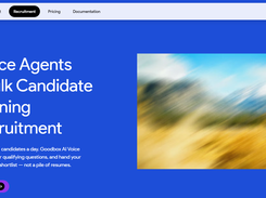AI Recruitment page of GoodBox AI