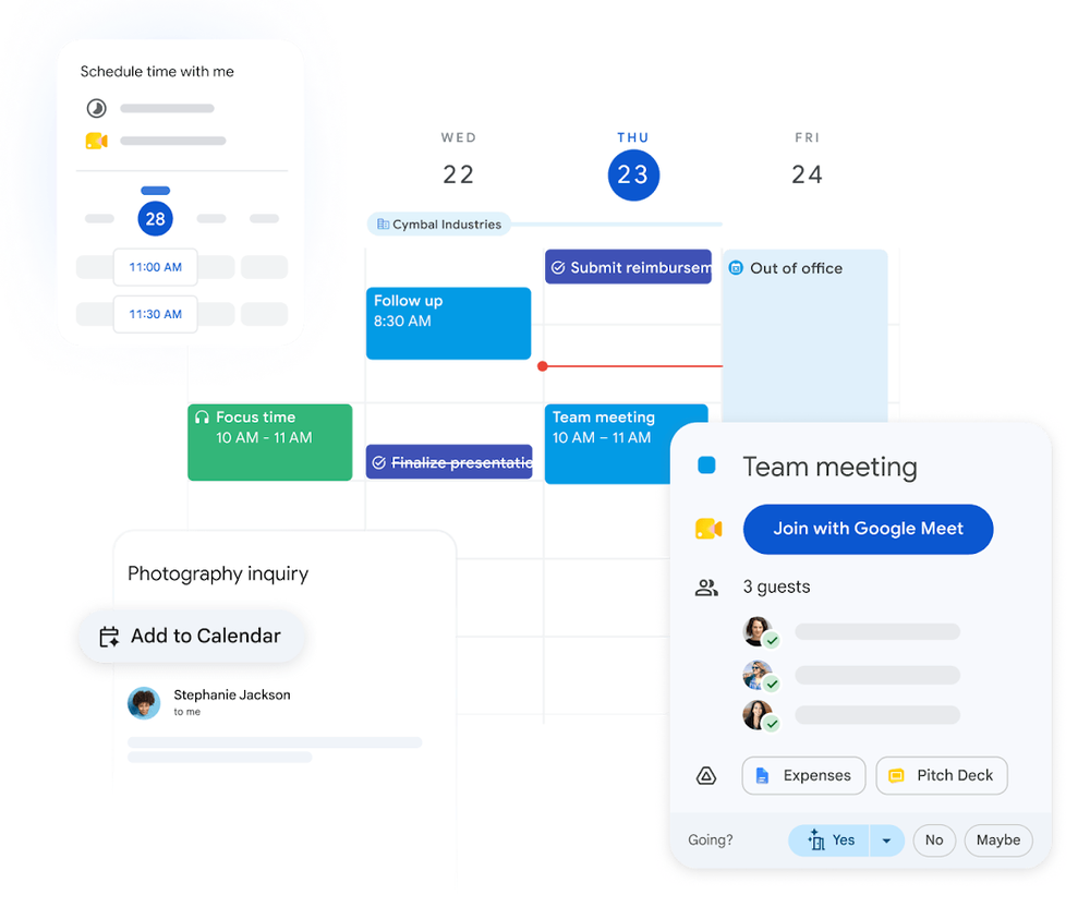 Google Calendar Screenshot 1