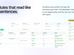 Rules that read like sentences