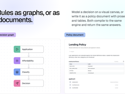 Rules as graphs, or as documents