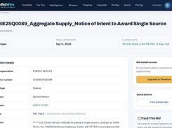 Bid detail view with solicitation info, NAICS/PSC codes, and one-click pipeline tracking