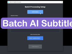 Batch AI subtitle