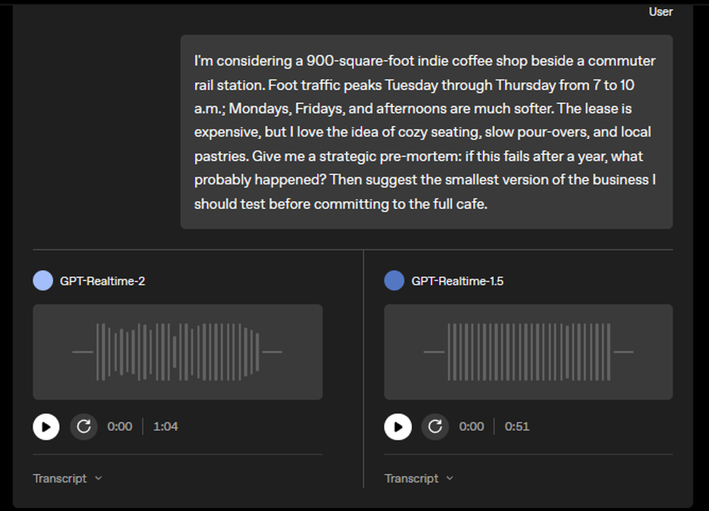 GPT‑Realtime‑Whisper Screenshot 1