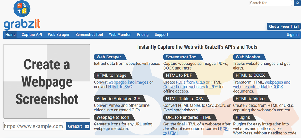 GrabzIt Screenshot 1