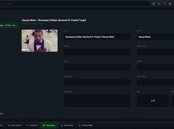 Metadata Music Tab