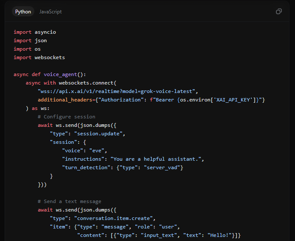 Grok Voice Think Fast 2.0 Screenshot 1