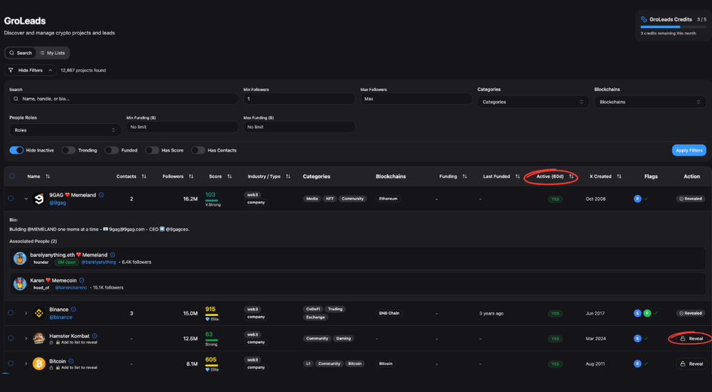 GroLeads Screenshot 1
