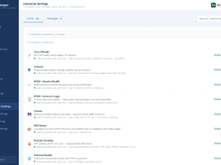 Connectors: switch on the school systems to monitor and test each connection