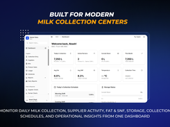 Built for Modern  Milk Collection Centers