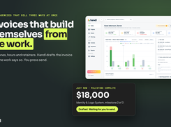 Invoices that build themselves from the work.