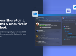 Access SharePoint, Teams, and OneDrive inside Outlook