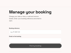 Customers can manage their own bookings