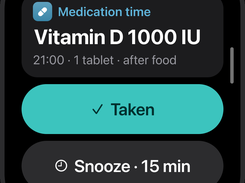 Apple Watch: medication reminders right on your wrist