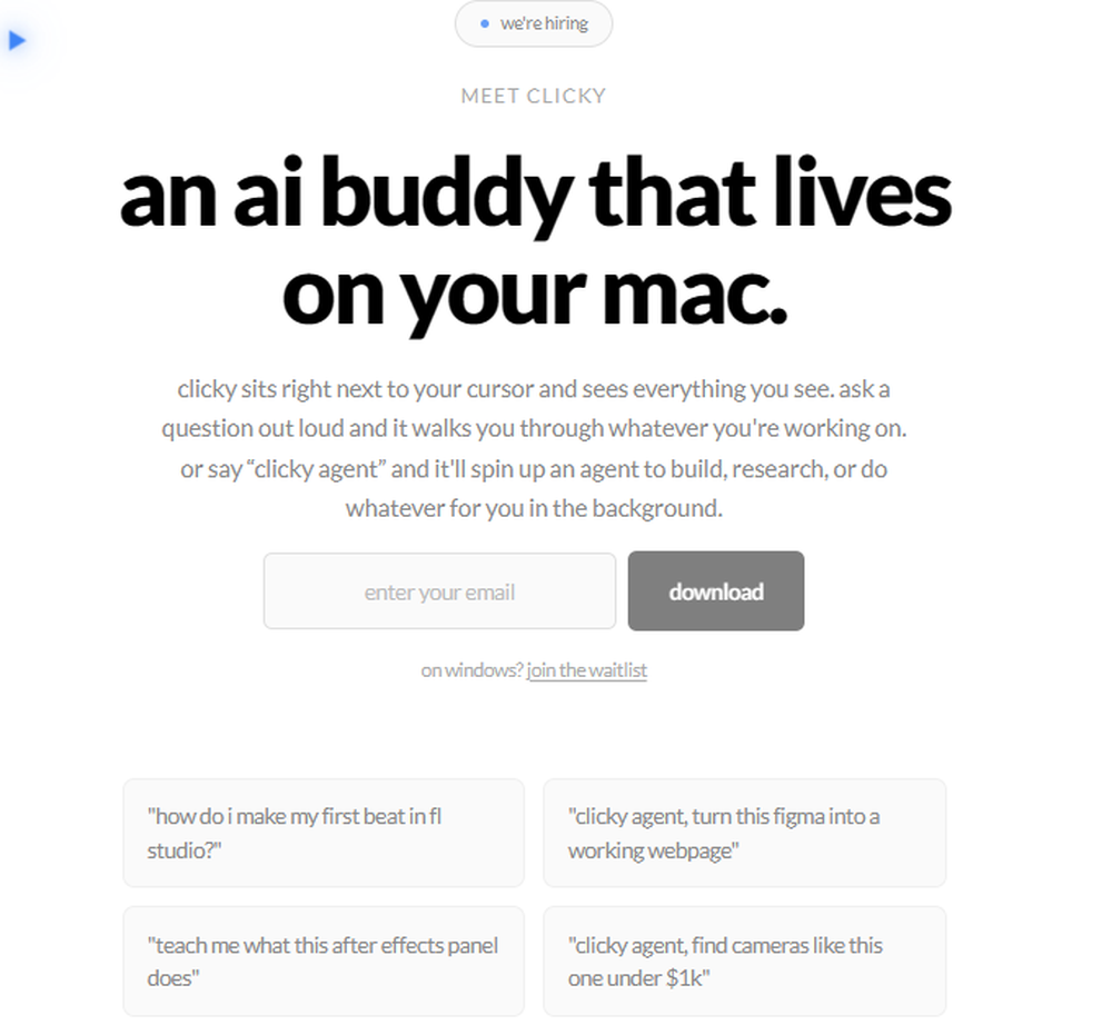 Clicky Screenshot 1