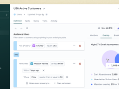 Build any audience with your existing customer data