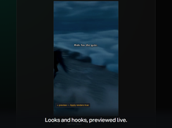 Looks and hooks, previewed live.