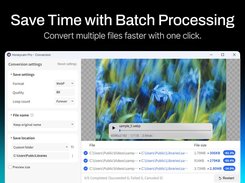 Save Time with Batch Processing Convert multiple files faster with one click.
