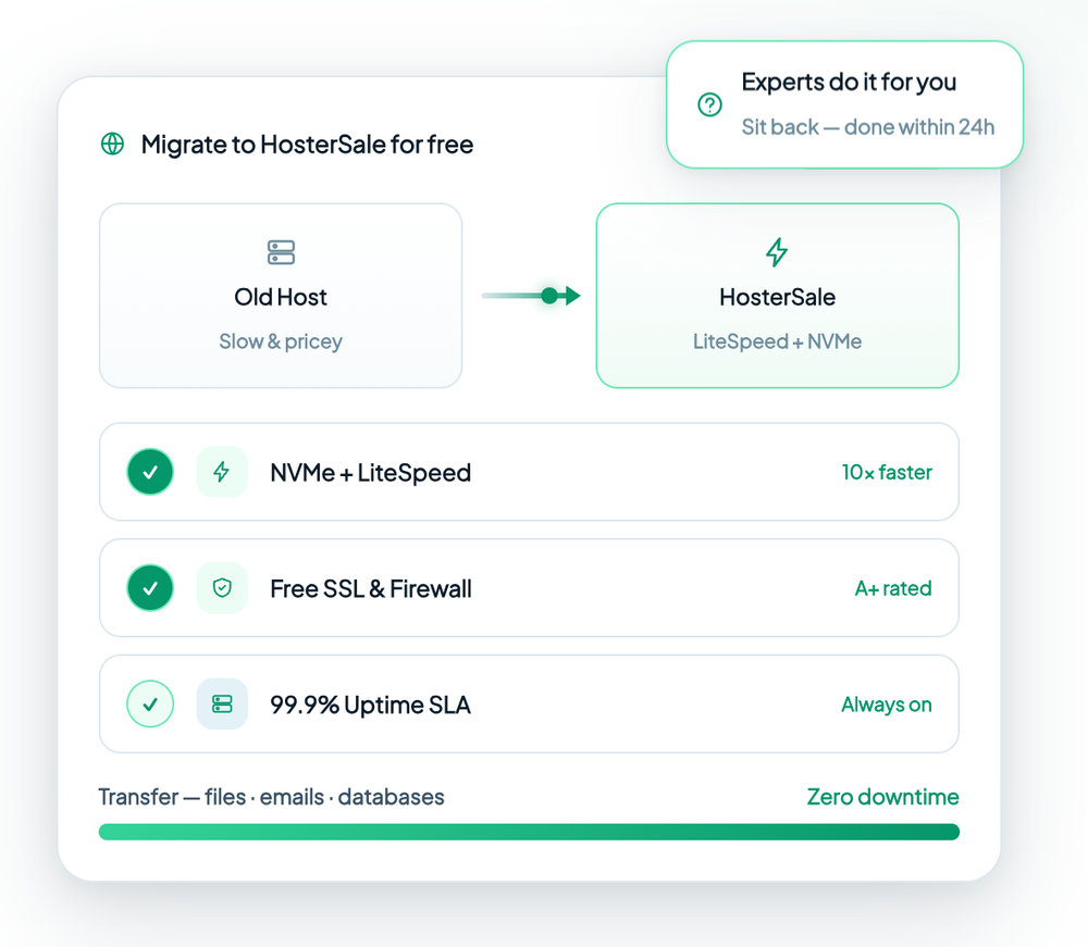 HosterSale Screenshot 1