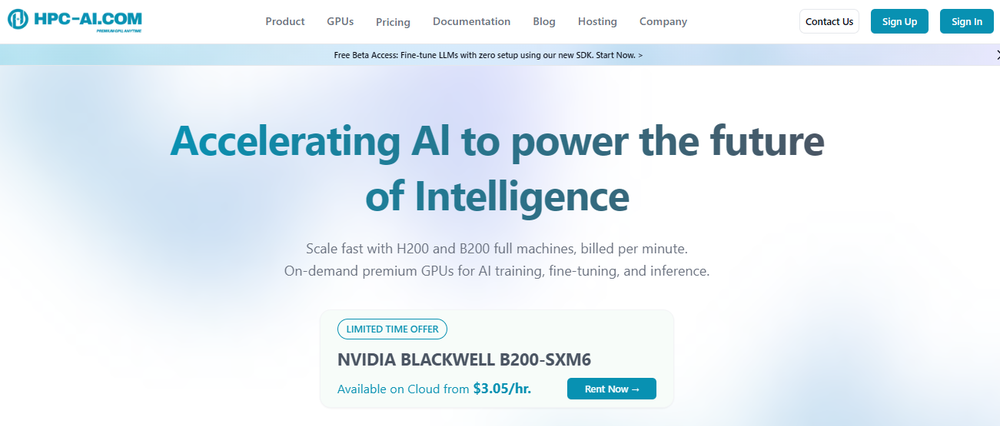 HPC-AI Screenshot 1