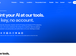 Tools for AI assistants: keyless endpoints, an MCP server and a CLI