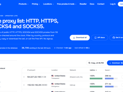 Free proxy list: HTTP, HTTPS, SOCKS4 and SOCKS5, checked around the clock