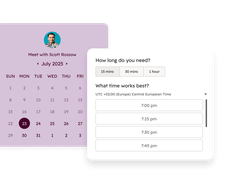 HubSpot Meetings Screenshot 1