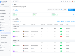 Time & Activity Reporting