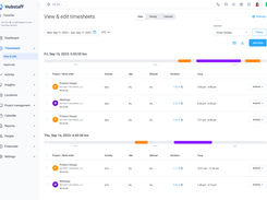 View & Edit Timesheets