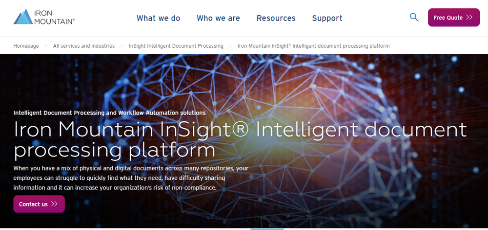InSight Intelligent Document Processing Screenshot 1
