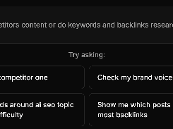 Use ai search to explore your content and perform keywords research