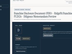 Attorney-ready Diligence Memorandum with Deal Grade, risk score, and Executive Deal Verdict.