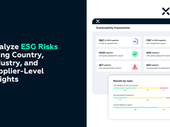 Analyse ESG risks and get Supplier-Level Insight with Intuitive Dashboard