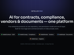 AI for contracts, compliance, vendors and documents in one platform