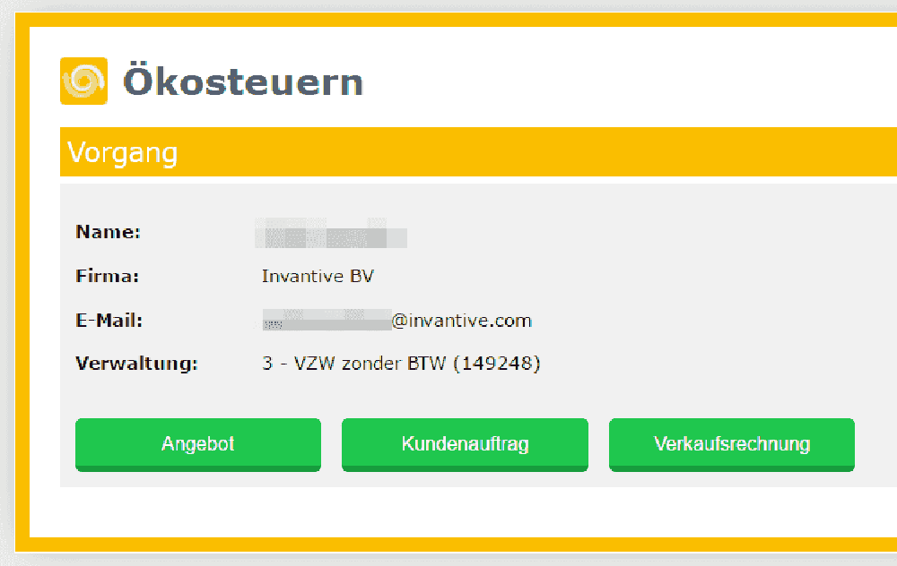 Invantive Data Access Point Screenshot 1