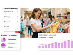 AI-driven allocation for the right stock in the right place at the right time With invent.ai, allocation becomes a dynamic, data-driven process. The platform continuously evaluates demand signals, inventory positions and store or channel constraints to decide where every unit should go. Instead of rigid rules, allocation adapts in real-time—moving products where they’re most needed, protecting margins and freeing teams to focus on higher-value planning.