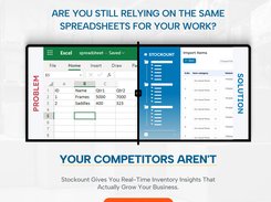 Still relying on spreadsheets to track stock? It’s time to upgrade. Stockount delivers real-time inventory control, mobile audits, and barcode-based accuracy—so you can manage smarter, not harder. 🚀 Free trial. Big results. Fast ROI. 👉 www.stockount.com