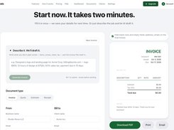 invoice generation