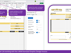 The Lite Edition (Excel Web Add-in) works with 400+ templates too