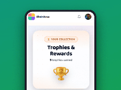 Learners build daily habits by chasing streak trophies — Spark, Ace, Pro and beyond — while a personal collection tracks every milestone earned. Gamified rewards turn consistent study into visible progress, keeping Grade 1–12 kids motivated long-term.
