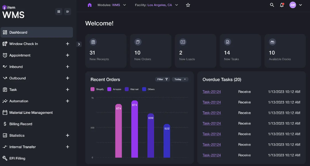 item WMS Screenshot 1