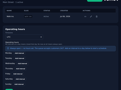 Create a queue with schedule