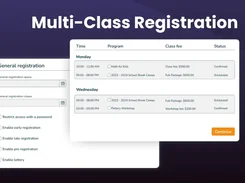 Multi class registration