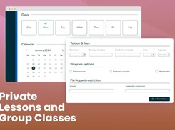 Private lesson and group class