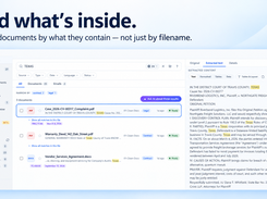 Search documents by what they contain - not just by filename