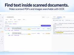 Make scanned PDFs and Images searchable with OCR
